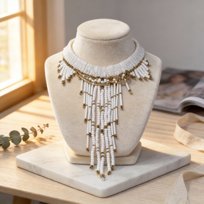 Ivory Cascade Necklace