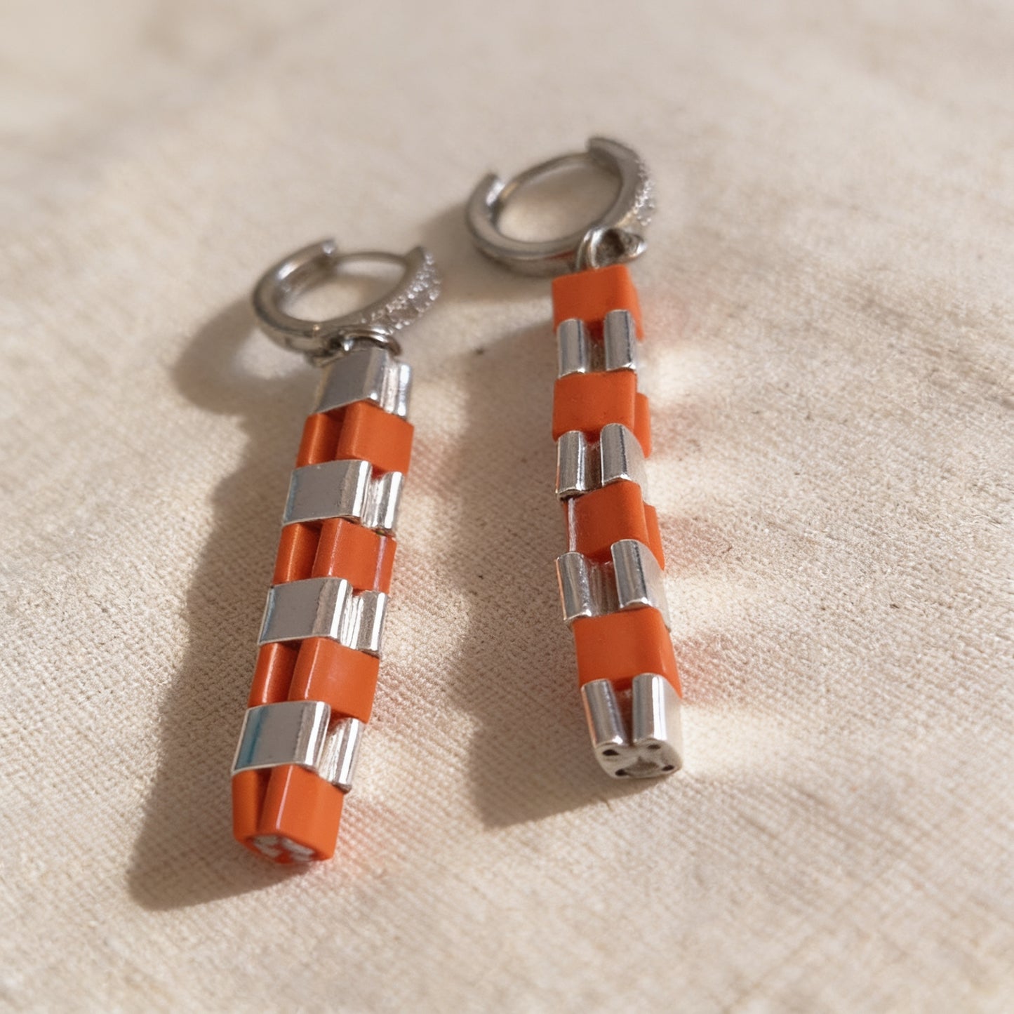 Ember Line Drop Earrings