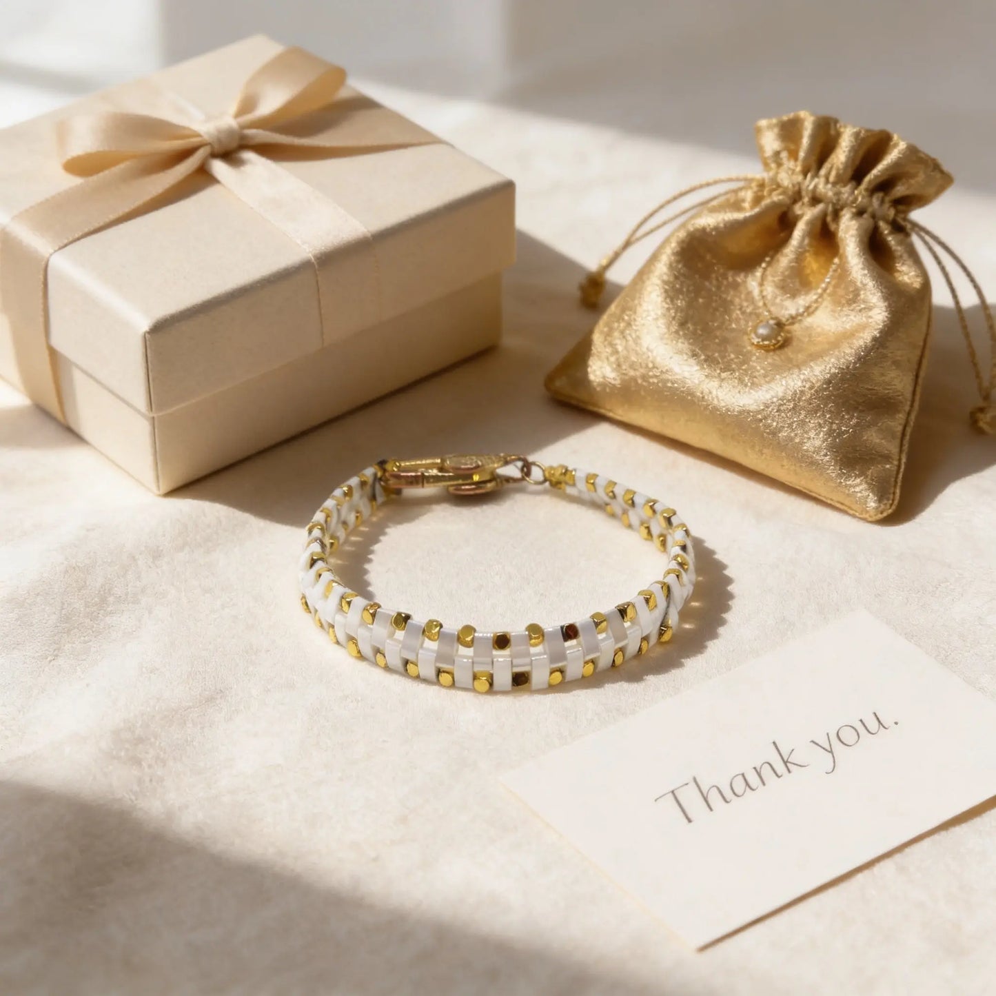 Ivory Structure Bracelet Gem N Glow by Natali