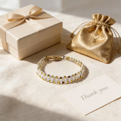 Ivory Structure Bracelet Gem N Glow by Natali
