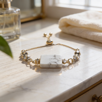 Howlite Glow Bracelet