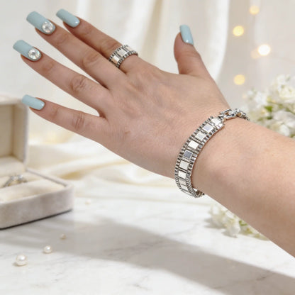 Silver Frame ring - Gemnglow
